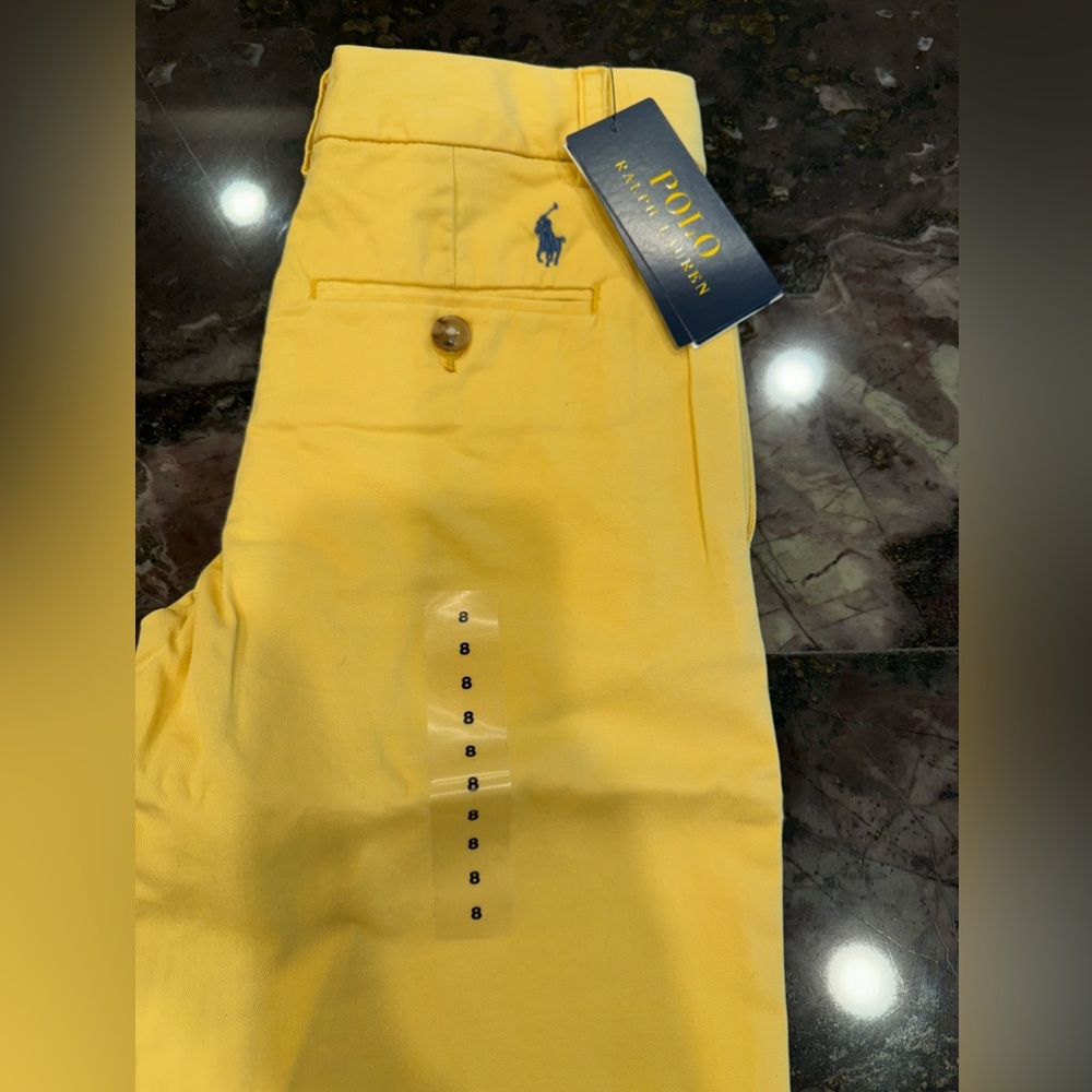 💛NWT RALPH LAUREN-Boys Straight Fit Flex Abrasion Twill Pants💛